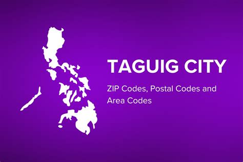 bagumbayan zip code|Taguig City Zip Code.